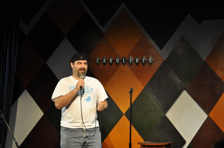 On Stage at Carolines On Stage at Carolines in New York City
