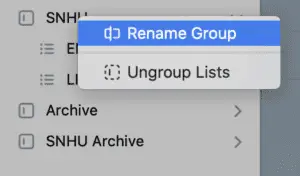 Rename a group in Microsoft To-Do | Daniel M. Clark