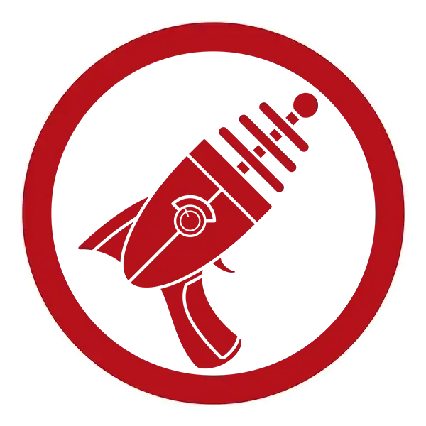 Science fiction blaster from the cover of 1500 Science Fiction Writing Prompts