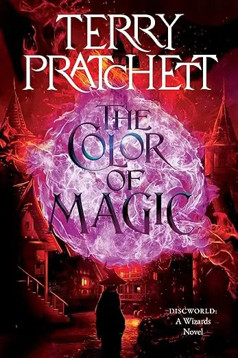 Book cover of the Discworld series by Terry Pratchett