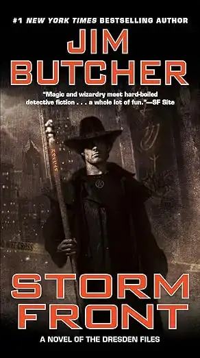 Book cover of The Dresden Files by Jim Butcher