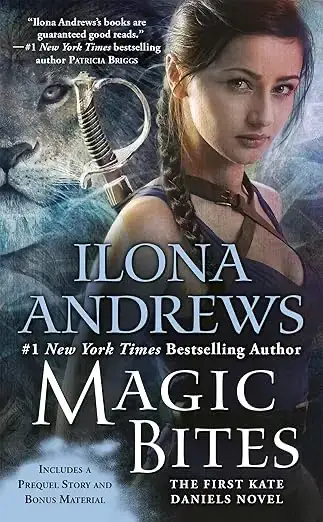 Book cover of The Kate Daniels series by Ilona Andrews