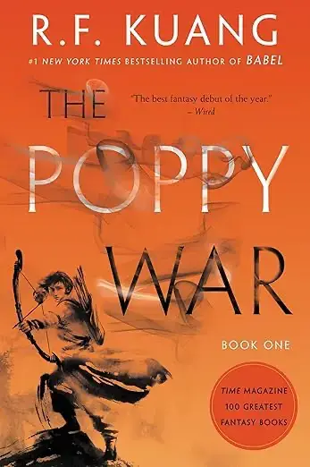 Book cover of The Poppy War by R.F. Kuang