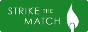 Strike the Match logo - fantasy theme